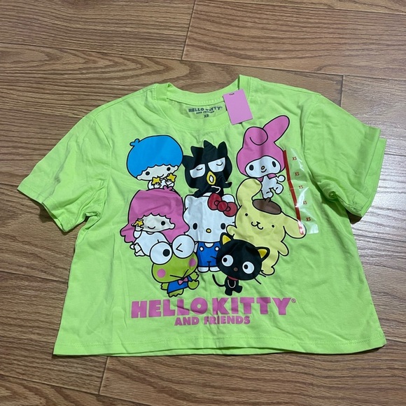 NEW Hello Kitty Crop Shirt XS - Picture 1 of 2